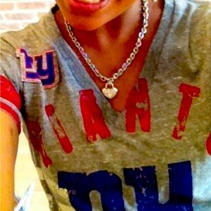 *NOT FOR SALE* ZALES SHARED HEART SILVER NECKLACE FOR PURCHASE 2012-2013